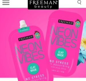 FREEMAN Neon Vibes No Stress Oil Absorbing  Mask